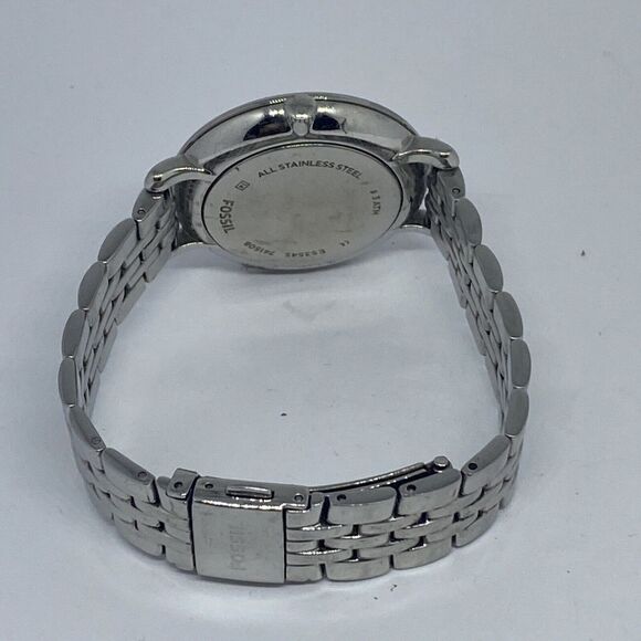 Fossil Jacqueline ES3545 Women's Silver Stainless Steel Analog Dial Watch RQ100 - Picture 11 of 12